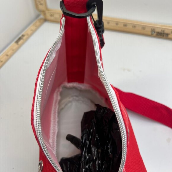 Red Sneaker Bag Canvas Purse Unique Shoe Design Adjustable Strap Handbag - Picture 4 of 5